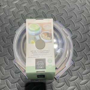 NEW Set of 3 Collapsible Food Containers